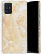 Selencia Hoesje Geschikt voor Samsung Galaxy A51 Hoesje - Selencia Maya Fashion Backcover - geel