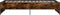 vidaXL - Bedframe - bewerkt - hout - en - metaal - gerookt - eikenkleurig - 75x190 - cm