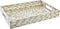 Snackdienblad DKD Home Decor Mozaïek Grijs Parelmoer 30 x 20 x 4 cm Boho