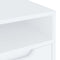 vidaXL - Tv-meubel - VISNES - 100x40x38 - cm - bewerkt - hout - wit