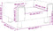 vidaXL Kinderbank 50x40x26,5 cm fluweel bruin