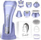 Sansbeauté® 7-in-1 Ladyshaver - Gezicht - Oksels - Benen - Mini Shaver - Paars