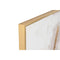 Schilderij Home ESPRIT Wit Gouden Abstract Modern 103 x 4,5 x 143 cm (2 Stuks)