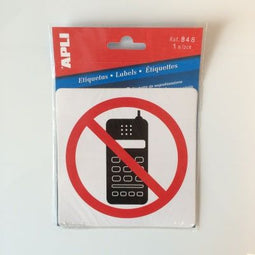 Klika - Pictogram Verboden te telefoneren - 60 stuks