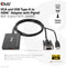 Club 3D CAC-1720 - VGA en USB Type-A naar HDMI Adapter - 0.6m - Zwart