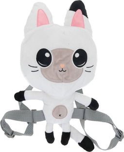 Undercover - Gabby's Dollhouse - Gabby's Poppenhuis - Rugzak 3D - Pluche - Zwart/Wit