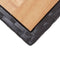 vidaXL Tuintafel 123x60x74 cm massief acaciahout zwart en bruin