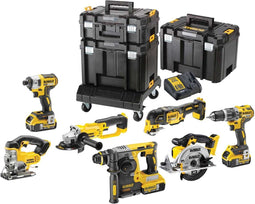 DCK754P3T Accuset 7-Delig | 18v 5.0Ah Li-Ion | 3 accu's