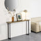 SoBuy FSB50-PF - Consoletafel - Zwart metalen frame en spaanplaatblad - 120x20x75cm