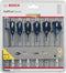 Bosch 7-delige speedborenset Self Cut Speed 0 inclusief verlenging (152 mm)
