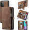 Caseme - vintage 2 in 1 portemonnee hoes - Geschikt voor Samsung Galaxy A52 / A52s - Bruin