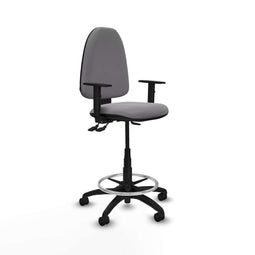 Piqueras y Crespo B1D01RN - Bureaustoel - Hoogteverstelbaar met armleuning - Grijs