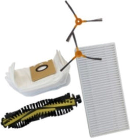 Zoef Robot Willem - Accessoire set - HEPA filter en zijborstels (set van 2) (4 stuks)