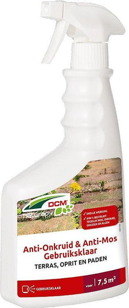 Dcm Anti-Onkruid Anti-Mos Terras Gebruiksklaar - Algen- Mosbestrijding - 750 ml