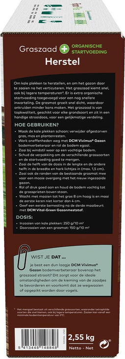 DCM GRASZAAD PLUS HERSTEL 2,55KG 170M²