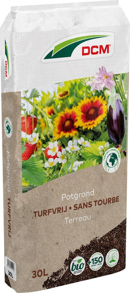 DCM POTGR TURFVRIJ 30L