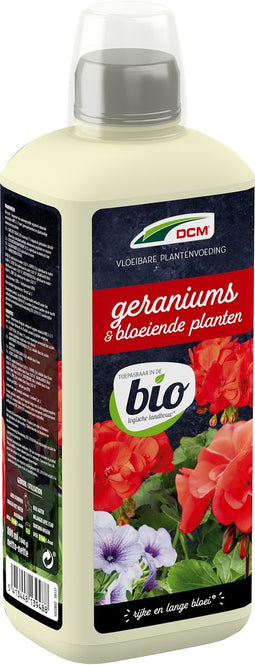 DCM VLOEIB GERANIUM/BLOEIENDE PLANTEN 0,8L