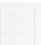 vidaXL - Interne - Deur - 'ORKDAL'Wit - 61x198,5x4 - cm - Massief - Vurenhout