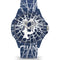 Politie Blauwe Silicone Horloge Met 40MM Wijzerplaat