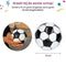 Partizzle Gender Reveal Voetbal - 15 cm - Roze & Blauwe Poeder