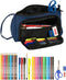 Schooletui met Accessoires BlackFit8 Urban Zwart Marineblauw (32 Onderdelen)