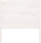 vidaXL - Hoofdbord - 81x4x100 - cm - massief - grenenhout - wit