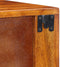 vidaXL - Nachtkastje - 40x35x35 - cm - Massief - Acaciahout