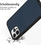 Accezz iPhone 12 Pro / 12 - Back Cover - Premium Leather Card Slot - Donkerblauw