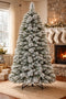 Coast Kunstkerstboom - 150 cm - LED verlichting - groen/wit