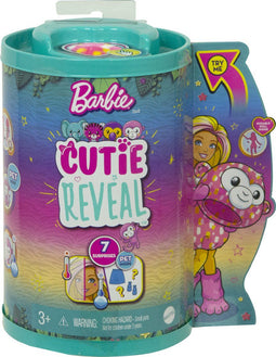 Barbie Cutie Reveal Chelsea Aap - Barbiepop met 7 verrassingen - Jungle thema