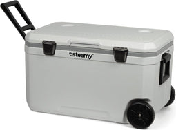 Steamy Marine 70 - Koelbox op Wielen - 70 Liter - Wit