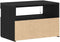 vidaXL - TV - Meubels - met - LED - Lichten - 2 - stuks - Zwart - Eiken - 60x35x40 - cm - Geengineerd - Hout