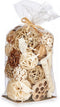 Tas Decoratieve bollen 18 x 34 x 14 cm Bruin Wit