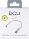 DCU Advance Tecnologic 30402035 USB-kabel 0,1 m USB 2.0 USB C Wit