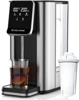 CoolHome HW24 - Heetwaterdispenser - 2,5L - 40–100°C - RVS - Zwart