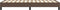 vidaXL - Bedframe - kunstleer - bruin - 90x190 - cm