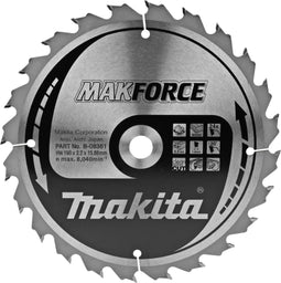 Makita Cirkelzaagblad voor Hout | Makforce | Ø 190mm Asgat 15,88mm 24T - B-08361