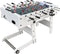 Cougar Scorpion Kick Voetbaltafel Opklapbaar in wit- Tafelvoetbal tafel incl. 2 ballen en scoreteller - Indoor voetbal tafel van 126x61x80cm