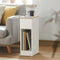SoBuy FBT111-WN - Smal Nachtkastje - Lade en Open Plank - Wit 20x35x60cm