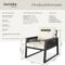 tectake® Captive - Loungeset - 2 Fauteuils - Rope-design - Aluminium Frame - Waterafstotende Kussens