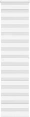 vidaXL - Zebra - rolgordijn - 55x200 - cm - stofbreedte - 50,9 - cm - polyester - wit