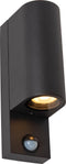 Lucide ZARO IR - Wandspot - Beweging & dag/nacht sensor - Zwart (2 stuks)
