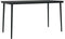 vidaXL - Tuintafel - 140x70x74 - cm - staal - en - glas - zwart