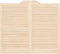 vidaXL - Draaideuren - louvredesign - 1-paar - 90x100 - cm - massief - grenenhout