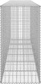vidaXL - Schanskorfmuur - met - deksels - 300x50x100 - cm - gegalvaniseerd - staal