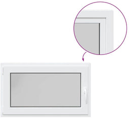 vidaXL - Kelderraam - "RISOR" - 100x50 - cm - draai-kiep - DIN - links - wit