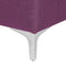 ABERDEEN - Bank U-vormig met hocker - Paars - 5 persoons - Polyester