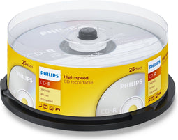 Philips CR7D5NB25 - CD-R - 700MB - 52x - Spindle - 25 stuks