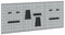 vidaXL - Pegboards - - - 3 - Pack - met - 15 - Accessoires, - Grijs, - 50 - x - 60 - cm, - Staal