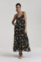SHIWI Sicily - Dames Jurk V-hals - Met verstelbare bandjes - Zwart